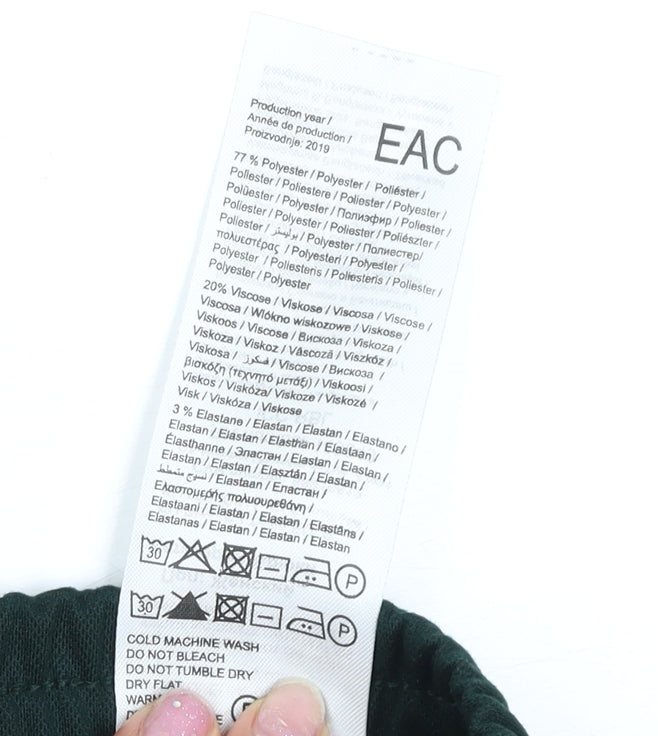 Jacqueline de Yong Green Cropped Trousers Women S