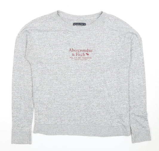 Abercrombie & Fitch Women's Grey Pullover Jumper S