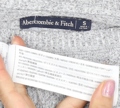 Abercrombie & Fitch Women's Grey Pullover Jumper S