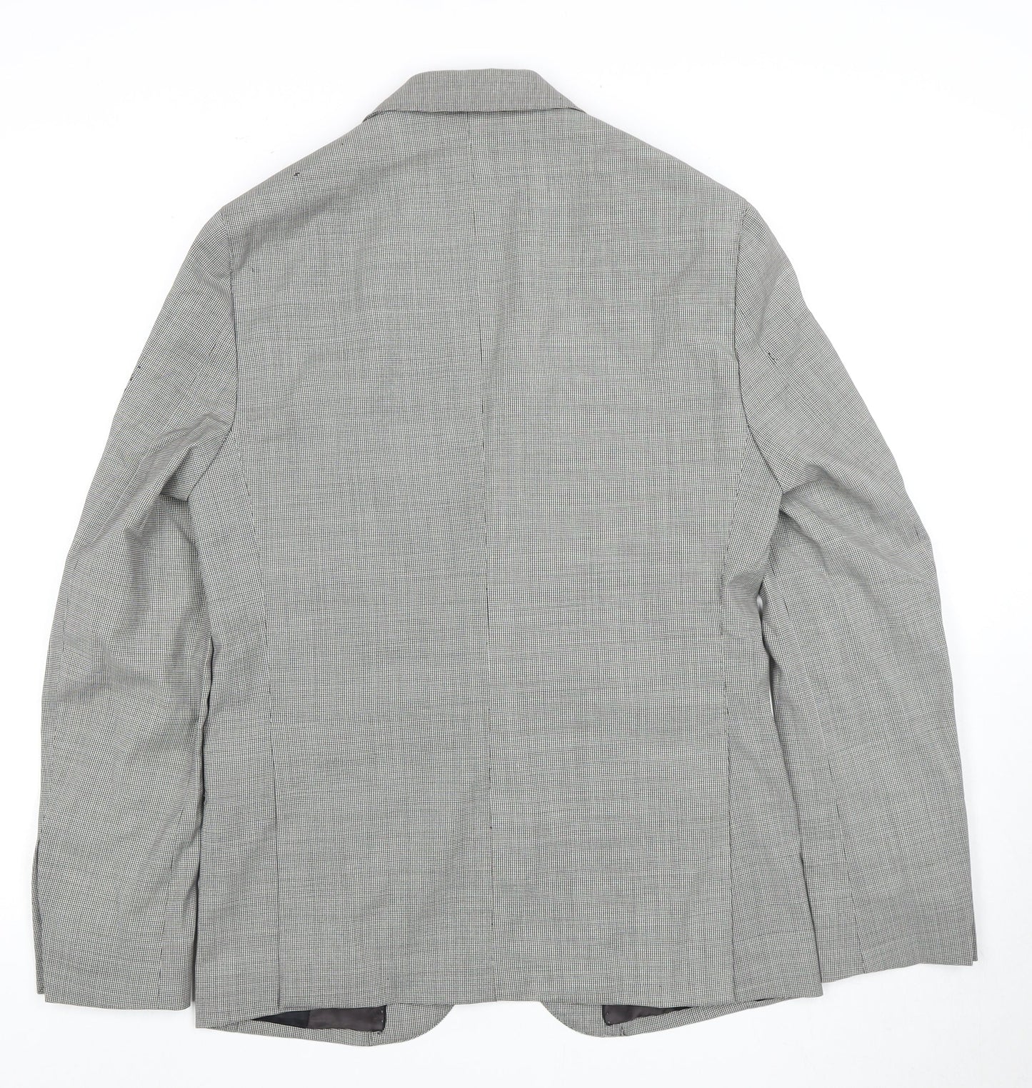 Massimo Dutti Grey Suit Jacket Men’s Size 18 Regular Fit