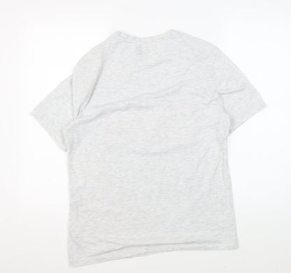 Marvel Men's Grey Medium Comic Print T-Shirt