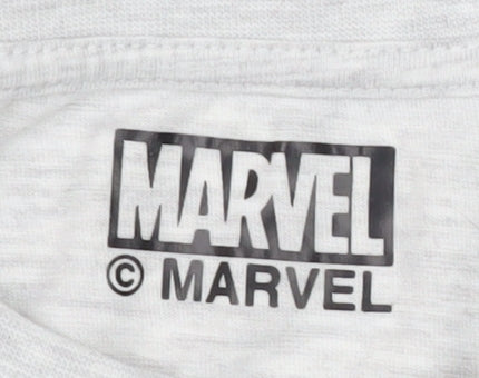 Marvel Men's Grey Medium Comic Print T-Shirt