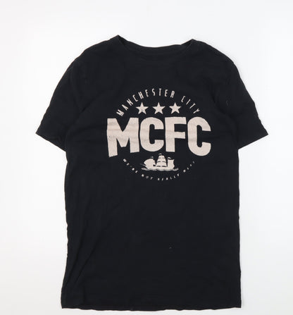 Nike Men's Black Small Athletic MCFC Graphic T-Shirt