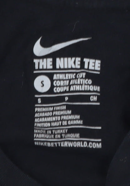 Nike Men's Black Small Athletic MCFC Graphic T-Shirt