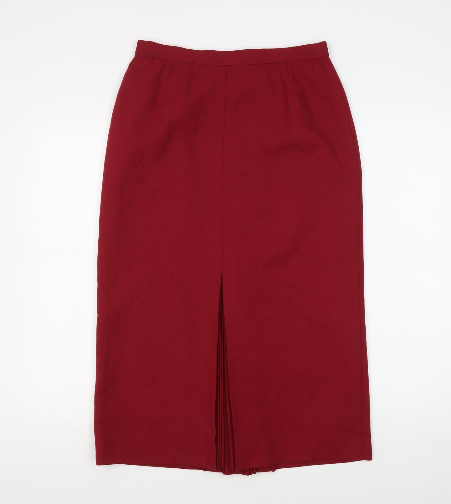 Jacques Vert Women's Red Pencil Skirt, Size 12, Vintage
