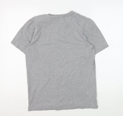 Nike Men's Grey XS T-Shirt Crew Neck Short Sleeve