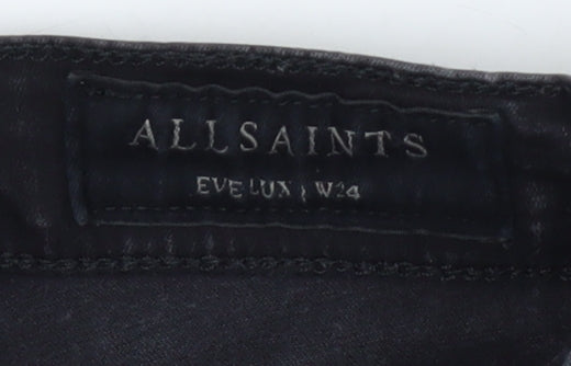 AllSaints Women's Black Skinny Jeans Size 24