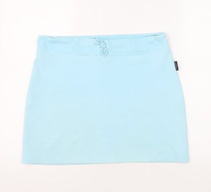 Jasper Conran Women's Blue Knee Length Skirt L