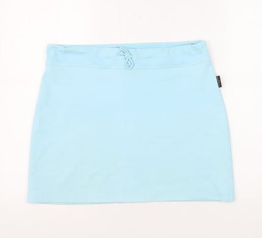 Jasper Conran Women's Blue Knee Length Skirt L
