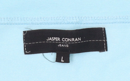 Jasper Conran Women's Blue Knee Length Skirt L