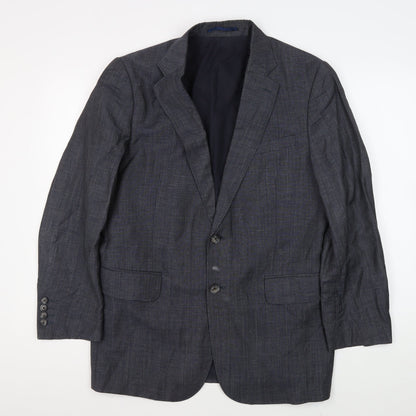 Mens UK Size 40 Jaeger Regular Blue Suit Jacket