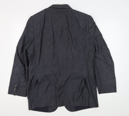 Mens UK Size 40 Jaeger Regular Blue Suit Jacket