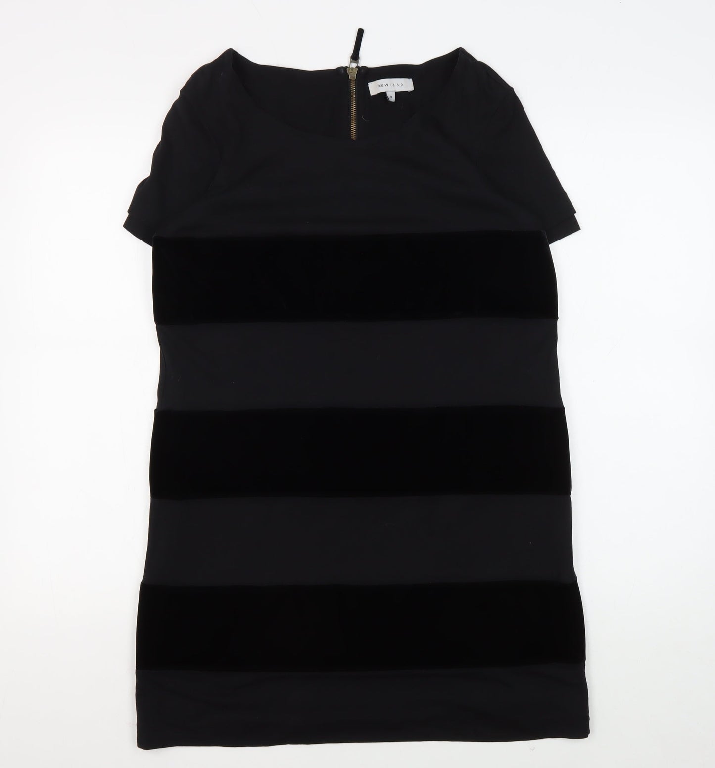 Kew 159 Women's Black Sheath Dress Size 8