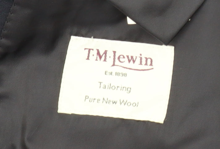 Mens UK Size 40 T.M.Lewin Regular Blue Suit Jacket