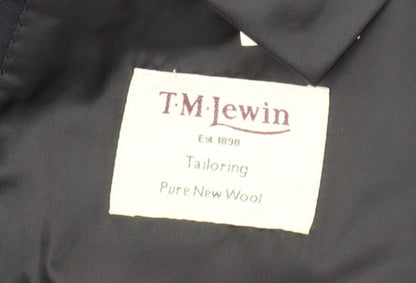 Mens UK Size 40 T.M.Lewin Regular Blue Suit Jacket