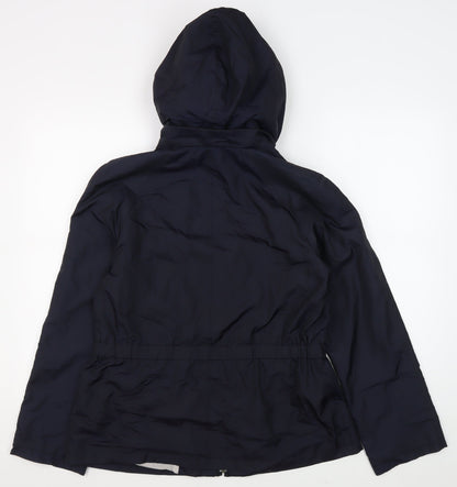 Austin Reed Women's Black Rain Jacket, Size S, Hooded