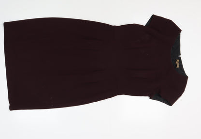 Jigsaw Women's Brown Knee Length Sheath Dress Size 10