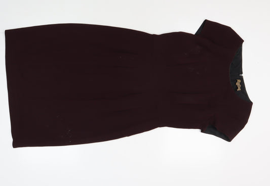 Jigsaw Women's Brown Knee Length Sheath Dress Size 10