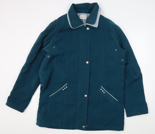 Womens UK Size 18 EWM Blue Basic Jacket