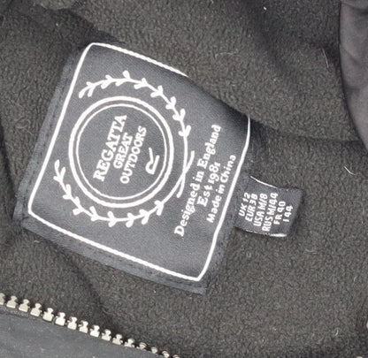 Womens UK Size 12 Regatta Black Parka Coat