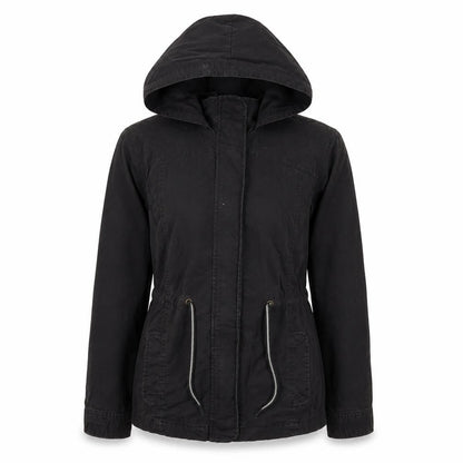 Womens UK Size S Gap Black Parka Coat