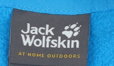 Jack Wolfskin Girls Blue Fleece Full Zip Sweatshirt 7-8 Years