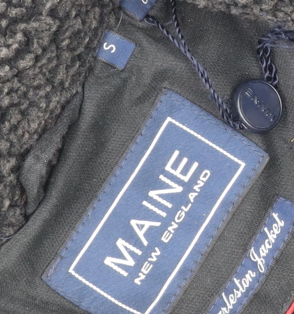 Mens UK Size S Maine New England Black Basic Jacket