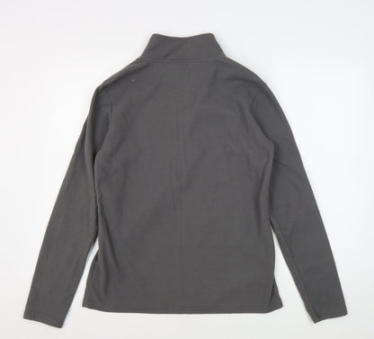 Peter Storm Women Grey 1/4 Zip Pullover Sweatshirt Size 14