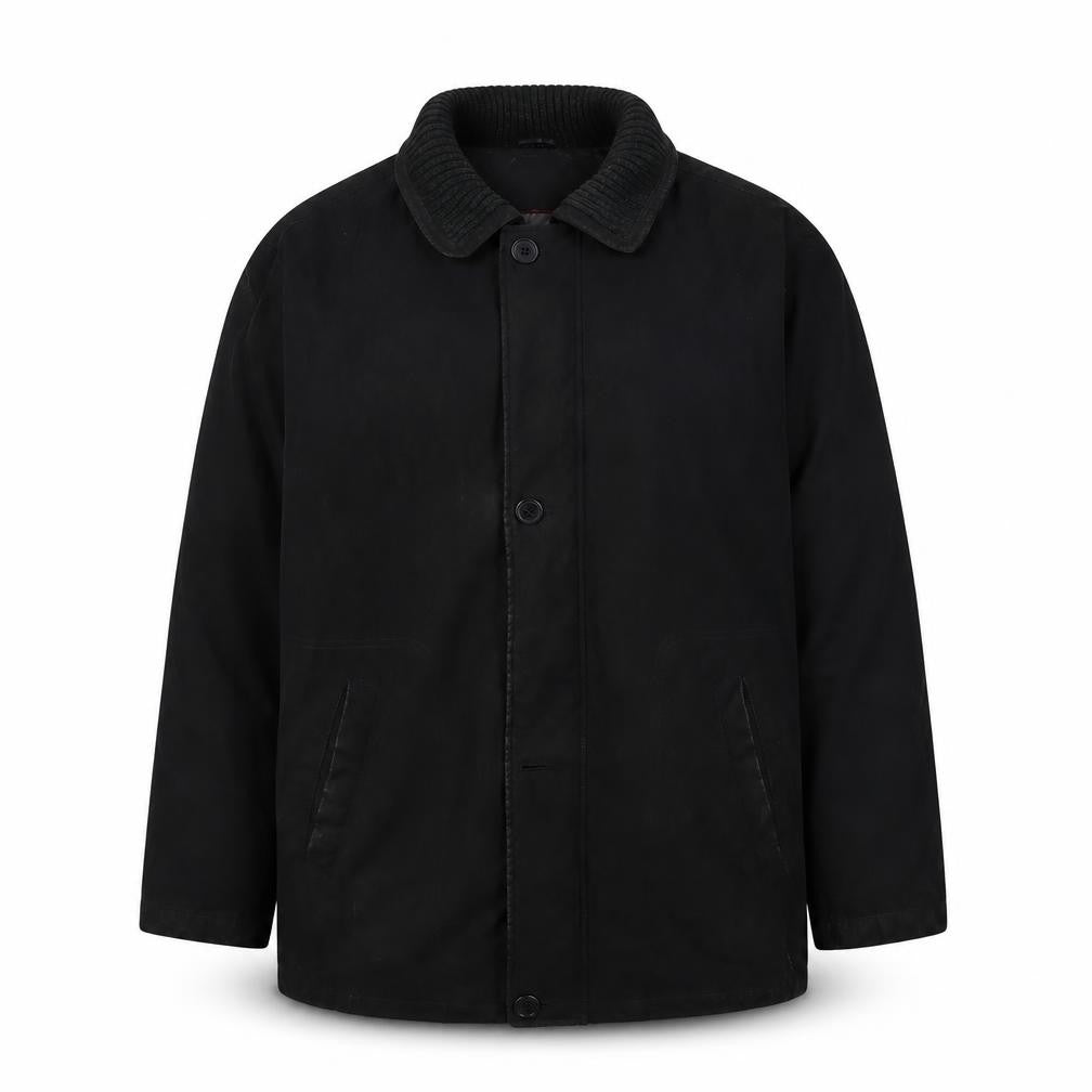 Mens UK Size XL BH LTD Black Overcoat