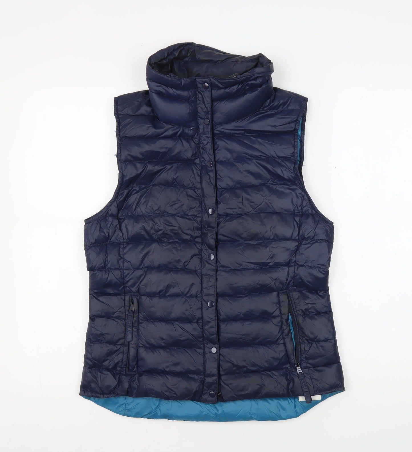 Womens UK Size S Gap Blue Puffer Jacket