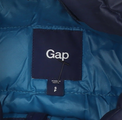 Womens UK Size S Gap Blue Puffer Jacket