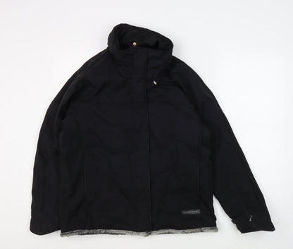 Quattro Women's Black Size 12 Basic Winter Jacket