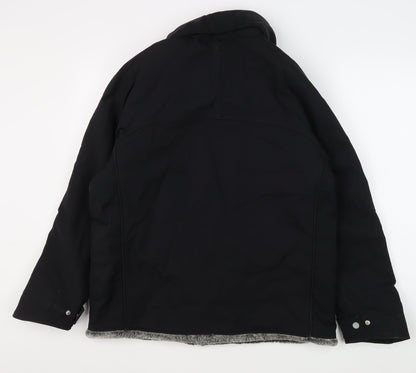 Quattro Women's Black Size 12 Basic Winter Jacket
