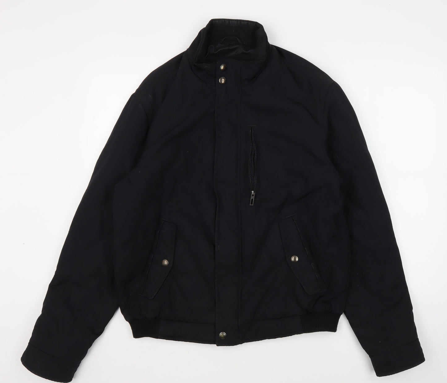 Mens UK Size M Collezione Black Basic Jacket