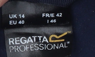 Womens UK Size 14 Regatta Professional Blue Basic Jacket