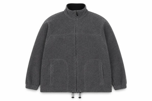 Front view of Marks & Spencer Grey unisex full zip jacket