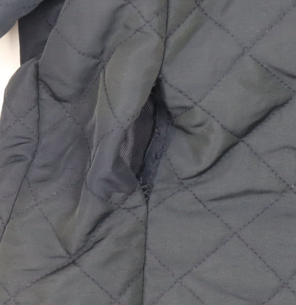 Womens UK Size 14 CC Black Quilted Coat