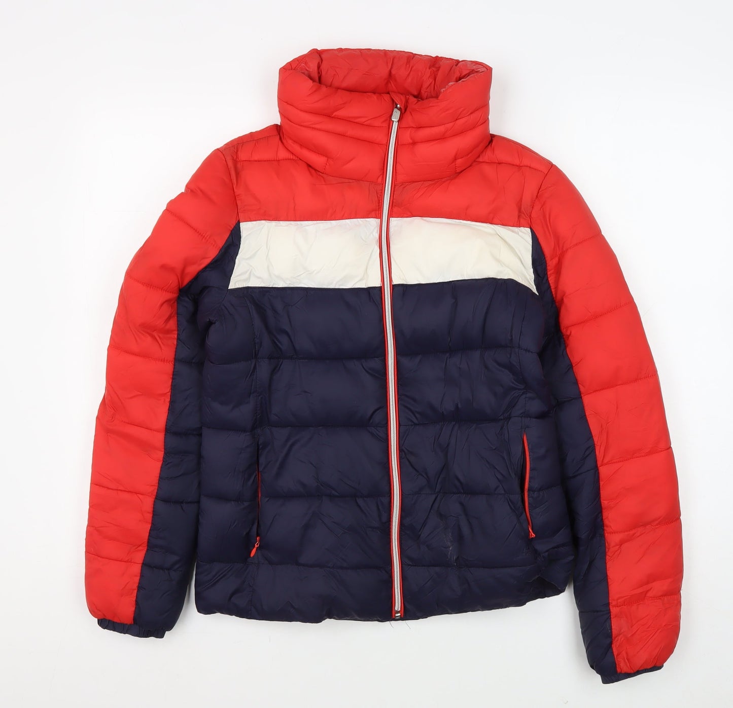 Womens UK Size 8 Marks and Spencer Multicoloured Puffer Jacket