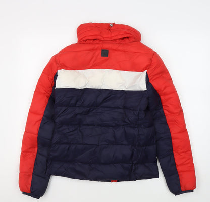 Womens UK Size 8 Marks and Spencer Multicoloured Puffer Jacket