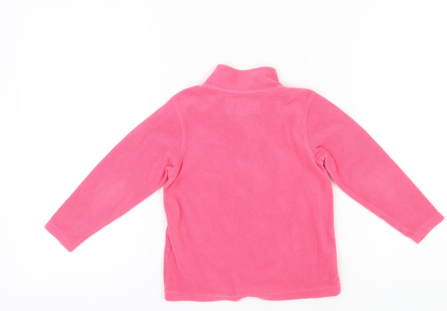 Regatta Girls Pink Fleece 1/2 Zip Sweatshirt 5-6 Years