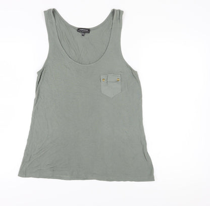 Warehouse Women’s Green Tank Top Size 14