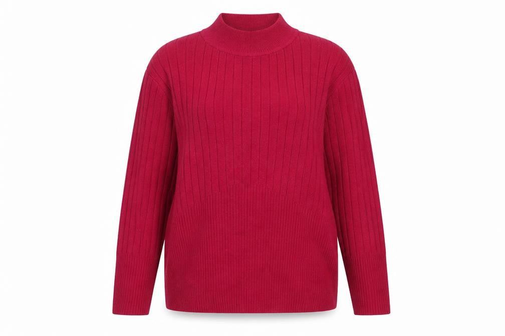 Womens UK Size 22 Marks and Spencer Red Pullover Jumper
