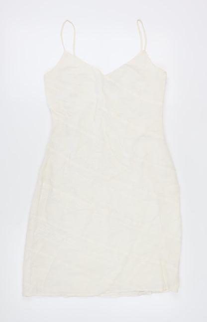 Rocha John Rocha Ivory Slip Dress, Size 10, Summer Sleeveless