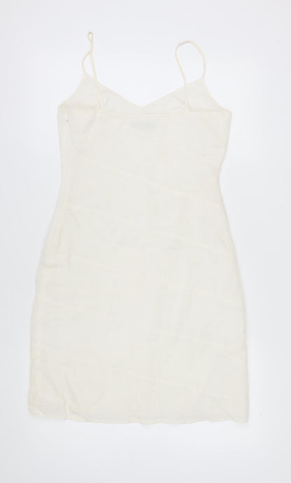 Rocha John Rocha Ivory Slip Dress, Size 10, Summer Sleeveless