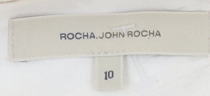 Rocha John Rocha Ivory Slip Dress, Size 10, Summer Sleeveless