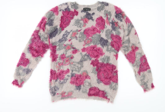 Womens UK Size M Miyoko Multicoloured Pullover Jumper