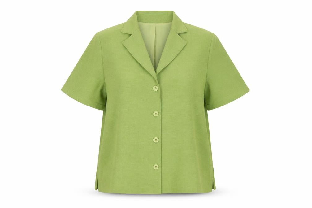 ELVI Women's Green Blazer Size 18 Casual Lined