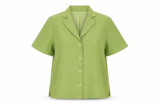 ELVI Women's Green Blazer Size 18 Casual Lined