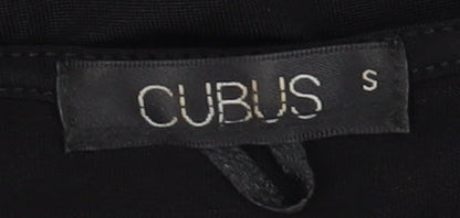 Cubus Women's Black Wrap Sleeveless Top - Size S