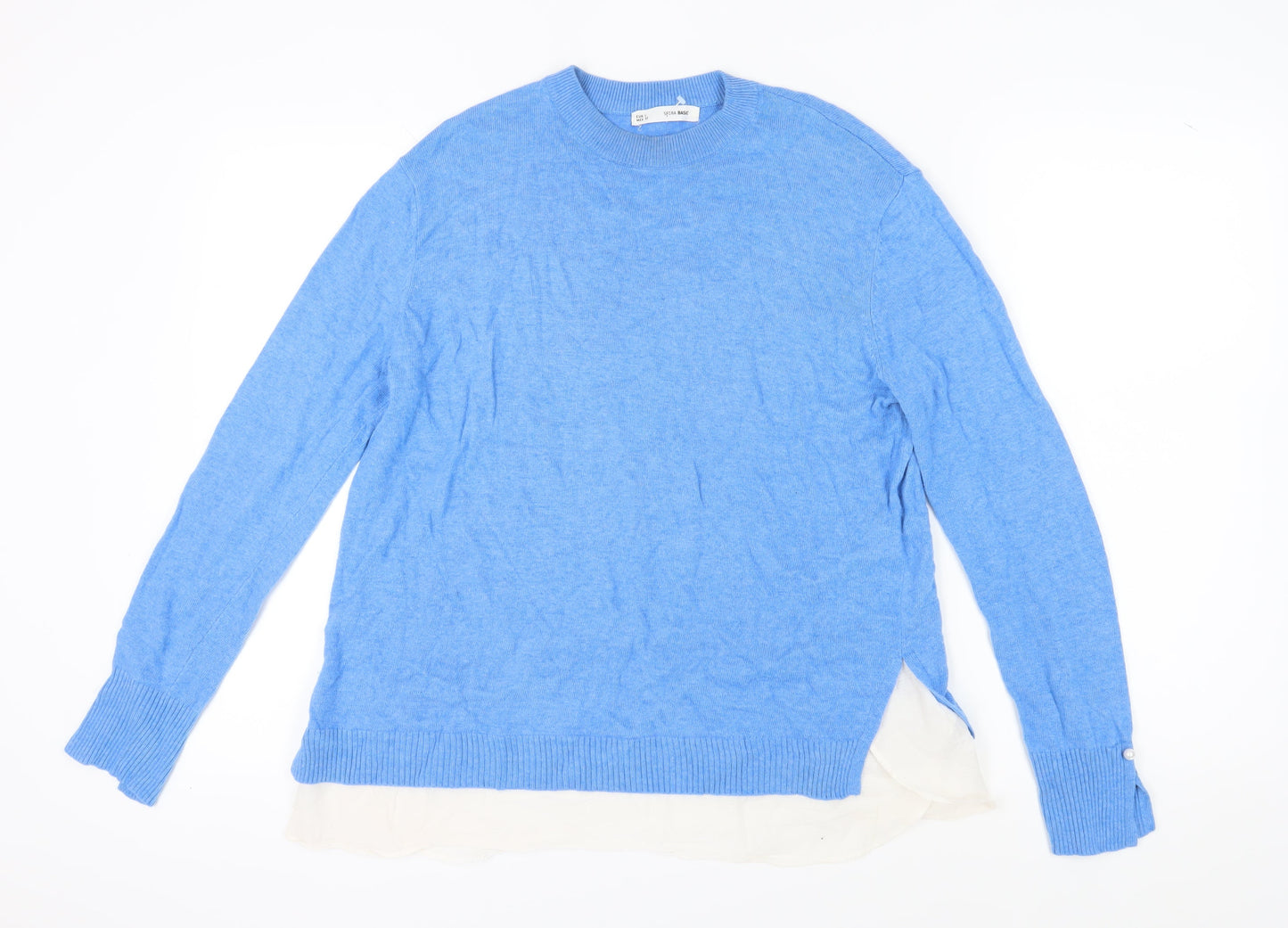 Womens UK Size 14 Sfera Blue Pullover Jumper